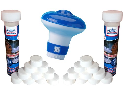 Chlorine tablets with - chlorine,