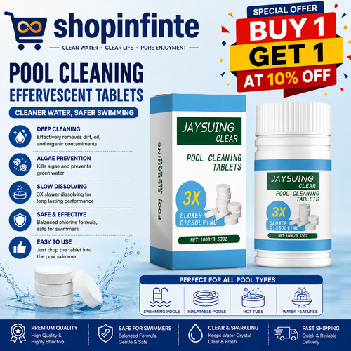 100 chlorine tablets floating - 100, +floating