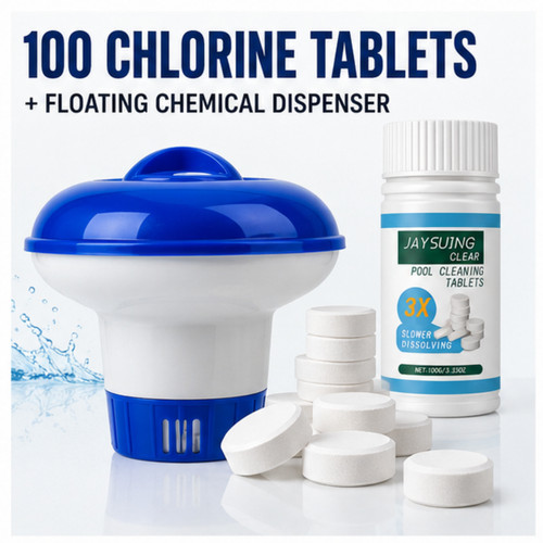 100 chlorine tablets - 100,