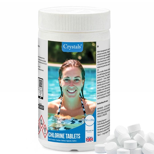 1kg chlorine tablets for pool - 1kg,
