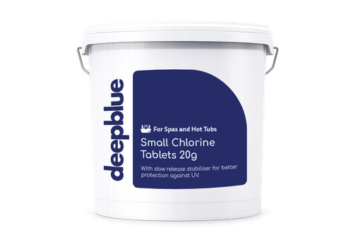 Small 20g chlorine tablets 1kg - small,