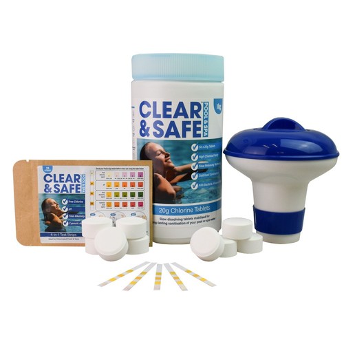 Clear safe 1kg 20g chlorine - safe,